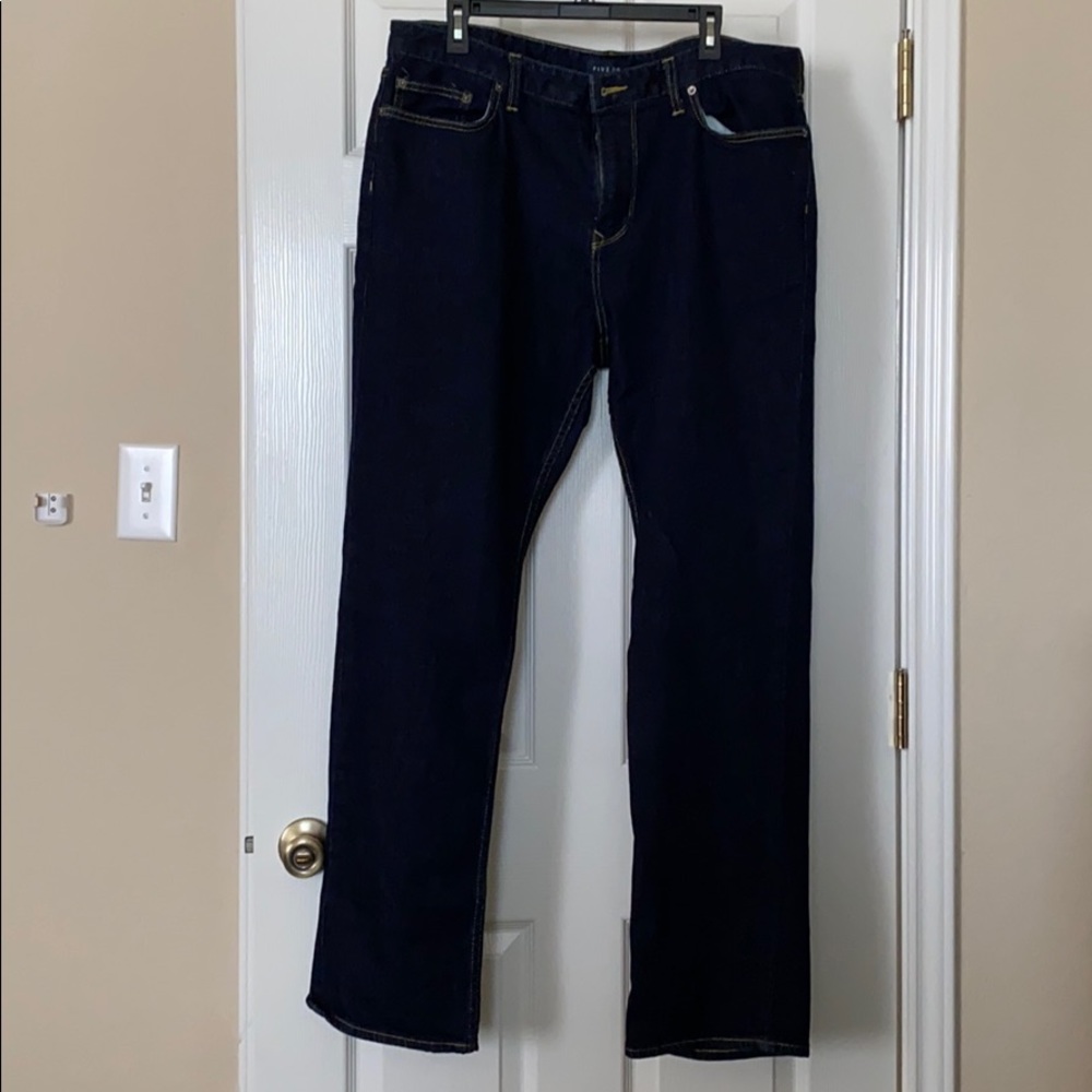 Men’s Five Four Dark Denim Straight Jeans